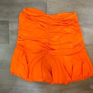 Orange gameday skirt